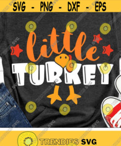 Little Turkey Svg, Boys Thanksgiving Svg, Dxf, Eps, Png, Boy Turkey Cut Files, Kids Shirt Design, Newborn Baby Clipart, Silhouette, Cricut Design -969