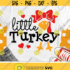 Little Turkey Svg Girls Thanksgiving Svg Dxf Eps Png Girl Turkey Cut Files Funny Kids Shirt Design Newborn Baby Svg Silhouette Cricut Design 2332 .jpg