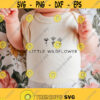 Little Wildflower Svg Png Dxf Files Instant Download Baby Girl Svg Newborn Svg Onesies for Baby Girls Svg Png Esp Dxf Instant Download Design 85