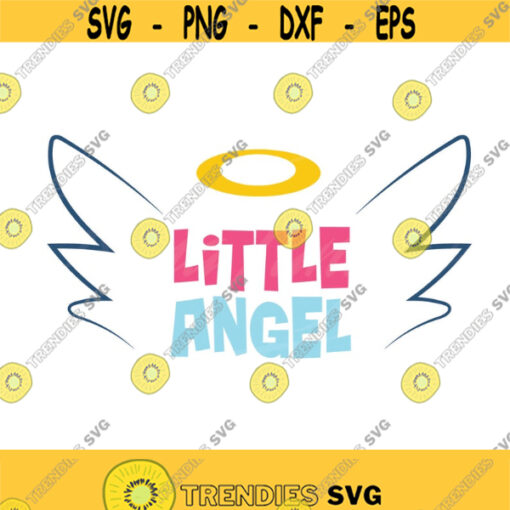 Little angel SVG png dxf Cutting files Cricut Funny Cute svg Design 641