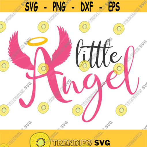 Little angel svg baby svg baby shower svg newborn svg png dxf Cutting files Cricut Funny Cute svg designs print for t shirt quote svg Design 321