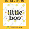 Little boo SVG cut file Retro halloween svg baby halloween shirt svg spooky kid svg first halloween svg Commercial Use Digital File