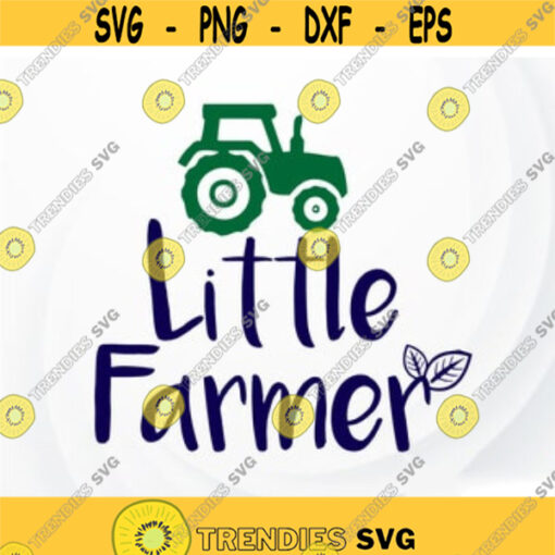 Little farmer SVG farm Baby svg Tractor SVG Silhouette farm svg Farm Family SVG Country Baby svg svg for Babies Design 125.jpg
