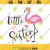 Little sister svg flamingo svg sister svg sisters svg png dxf Cutting files Cricut Funny Cute svg designs print for t shirt quote svg Design 521