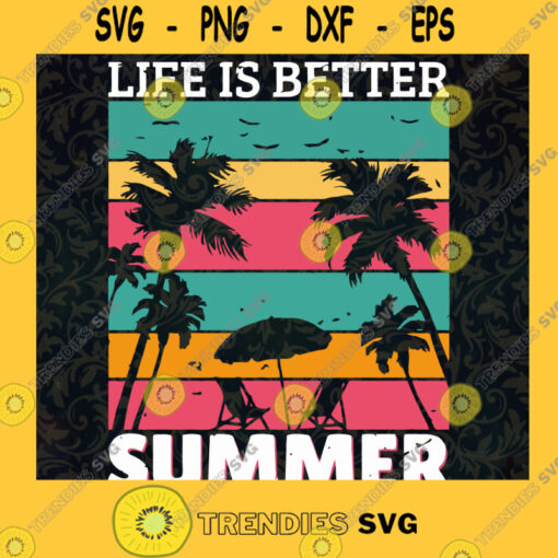 Live is Better Hawaii Summer Vacation SVG Digital Files Cut Files For Cricut Instant Download Vector Download Print Files