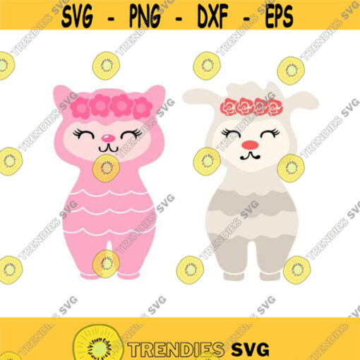 Llama Animal Cuttable Design SVG PNG DXF eps Designs Cameo File Silhouette Design 718