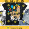 Llama Party Svg Llama Birthday Svg Birthday Party Svg Dxf Eps Png Cute Alpaca Clipart Kids Svg Woman Shirt Design Silhouette Cricut Design 2625 .jpg