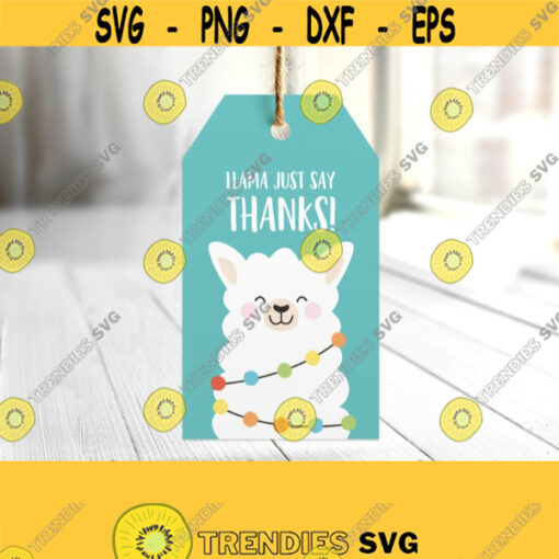 Llama Thank You Tags. Birthday Party Favor Tags. Printable Funny Thanks Cards. Girl Baby Shower Bag Labels Sticker. Digital Treat Gift Decor Design 517