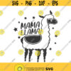 Llama svg mama llama svg mom svg png dxf Cutting files Cricut Cute svg designs print for t shirt quote svg Design 764