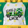 Loads of Luck SVG St Patricks day truck SVG Shamrocks digital files