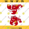 Lobster Maine Design SVG PNG DXF eps Designs Cameo File Silhouette Design 327
