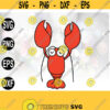 Lobster Summer Ocean Digital Download Vector Digital Print Instant Download svg png Design 139