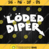 Loded Diper Svg Png