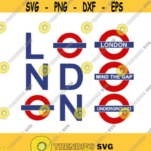 London Cuttable Design SVG PNG DXF eps Designs Cameo File Silhouette Design 352