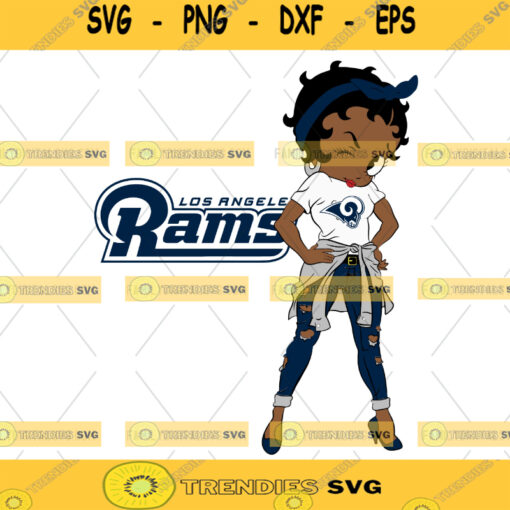 Los Angeles Rams Black Girl Svg Girl NFL Svg Sport NFL Svg Black Girl Shirt Silhouette Svg Cutting Files Download Instant BaseBall Svg Football Svg HockeyTeam