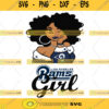 Los Angeles Rams Girl NFL Svg Girl Nfl Sport Sport Svg Girl Cut File Silhouette Svg Cutting Files Download Instant BaseBall Svg Football Svg HockeyTeam