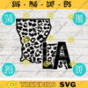 Louisiana LA SVG State Leopard Cheetah Print svg png jpeg dxf Small Business Use Vinyl Cut File 2095