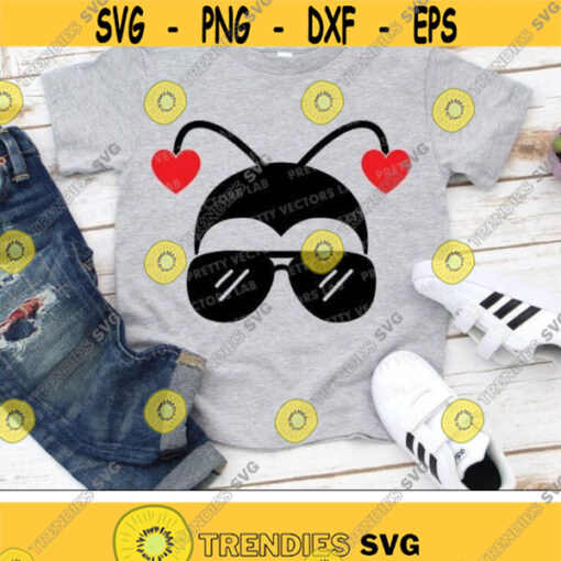 Love Bug Svg Valentines Day Svg Baby Valentine Cut Files Ladybug Svg Dxf Eps Png Kids Shirt Design Toddler Svg Silhouette Cricut Design 2196 .jpg