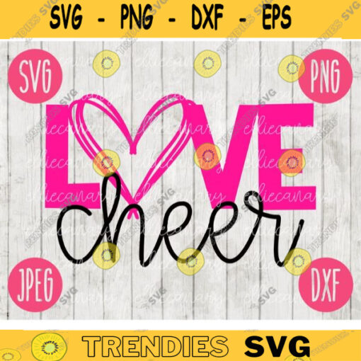 Love Cheer svg png jpeg dxf Commercial Use Vinyl Cut File Gift Cheerleading Competition Cute Graphic Design INSTANT DOWNLOAD 86