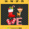 Love Christmas Deer SVG PNG DXF EPS Cricut 1