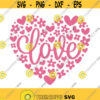 Love Floral Heart SVG Love SVG Love Heart Svg Valentines Day SVG Happy Valentines Day Svg Valentines Shirt Svg Valentines Cut File Design 74