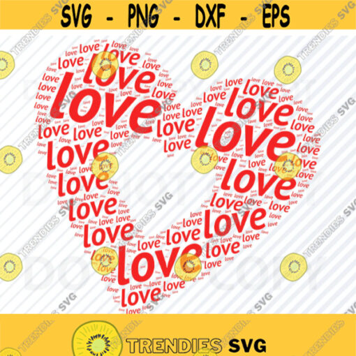 Love Heart SVG Files for cricut Valentine Vector Images Clip Art Valentine39s SVG Files Love Eps Heart Png dxf ClipArt svg Valentines Day Design 721