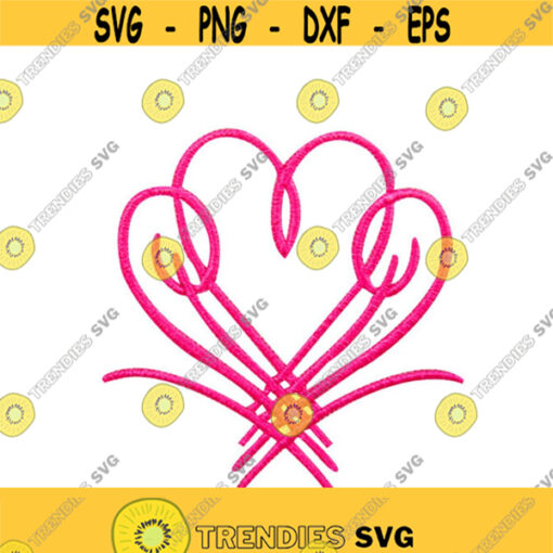 Love Heart Wedding Valentines Day Embroidery Design Monogram Machine INSTANT DOWNLOAD pes dst Design 1538