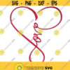 Love Heart Wedding Valentines Day Embroidery Design Monogram Machine INSTANT DOWNLOAD pes dst Design 1543