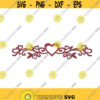Love Heart accent frame Wedding Valentines Day Embroidery Design Monogram Machine INSTANT DOWNLOAD pes dst Design 975