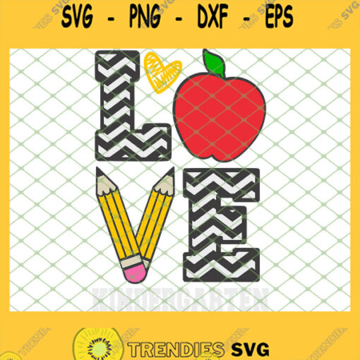 Love Kindergarten SVG PNG DXF EPS 1