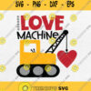 Love Machine Svg Png Silhouette Cricut Clipart Dxf Eps