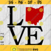 Love Ohio svg png ai eps dxf DIGITAL FILES for Cricut CNC and other cut or print projects Design 304