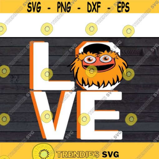 Love Philadelphia Mascot Gritty svg files for cricutDesign 209 .jpg