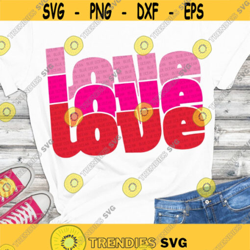 Love SVG Love mirrored words SVG Love echo SVG Love cut files sublimation