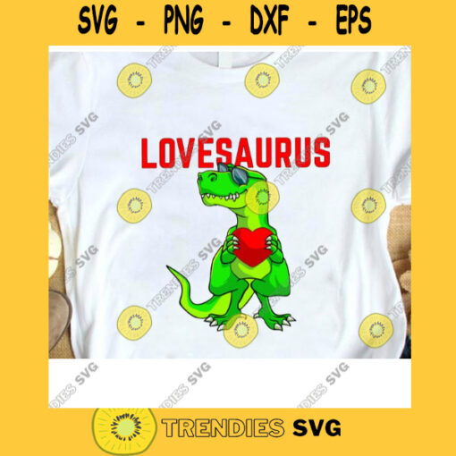 Love Saurus Svg Heart Crusher T rex Svg T Rex lover Svg Valentines Day Svg Dinosaur Svg Funny Dino Svg Love SvgSvg Jpg Png Eps