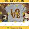 Love Svg Love Clipart Valentines Day Shirt Svg Womens Shirt Design Leopard Cut Files Silhouette SVG Files for Cricut