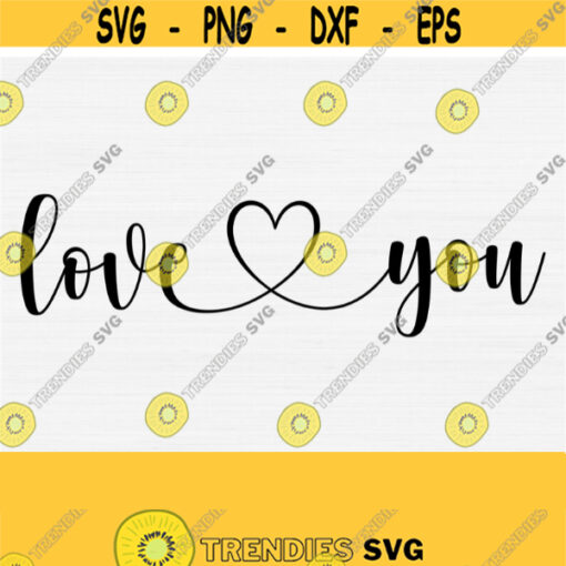 Love Valentine SVG Valentines Day SVG Love SVG CriCut Files frame svg pdf png dxf Silhouette cameo Vector File Digital File Download Design 649