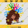 Love Your Mix Melanin Princess Mixed Girl Natural Hair Afro Girls JPG PNG Digital File