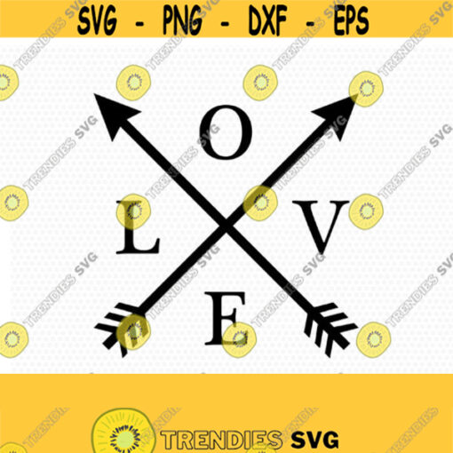 Love arrows svg Valentine SVG Valentines Day SVG Love SVG Love Heart SvgCriCut Files svg jpg png dxf Silhouette cameo Design 297