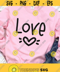 Love with Heart Svg Shirts Funny Love Svg Design Love Svg Files for Cricut Valentines SVG Wedding Svg Png Dxf Files Instant Dowload Design 174