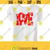 Love with Hearts Svg Valentines Day Svg Love Svg Digital Cut Files SVG DXF EPS Png Jpeg Ai Pdf