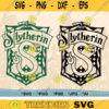 Low Detail Slytherin Crest Clipart Slytherin SVG Cut File Cricut Vector Slytherin Crest Outline Harry Potter House Crest