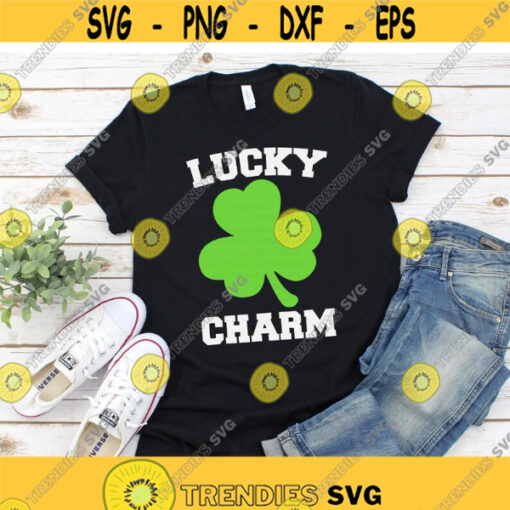 Lucky Charm svg Shamrock svg St Patricks Day svg Clover svg png Shamrock Shrit Clover Shirt Cut File Print File Cricut Silhouette Design 788.jpg