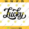 Lucky Decal Files cut files for cricut svg png dxf Design 317