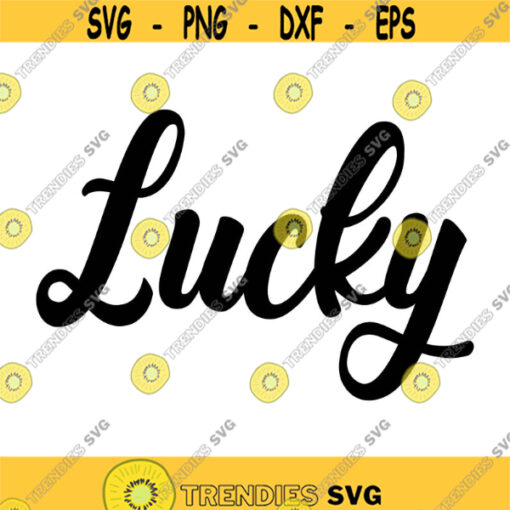 Lucky Decal Files cut files for cricut svg png dxf Design 375