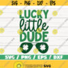 Lucky Little Dude SVG St Patricks Day SVG Cut File Cricut Commercial use Silhouette Clip art Clover SVG Design 693