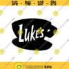 Lukes Cafe Decal Files cut files for cricut svg png dxf Design 500