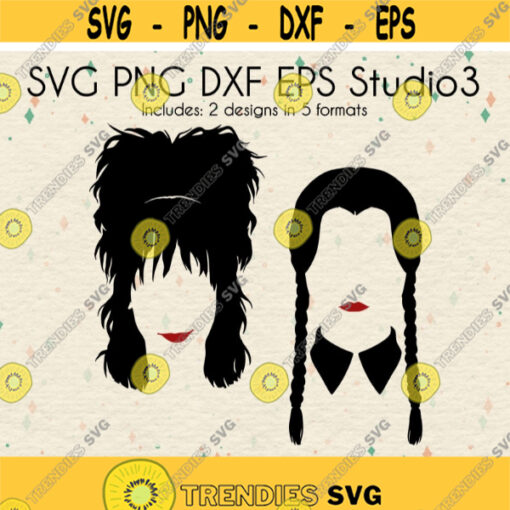 Lydia Deetz Wednesday Addams SVG Files Beetlejuice Addams Family Design Spooky Girls SVG Digital Download svg dxf eps studio3Design 46.jpg