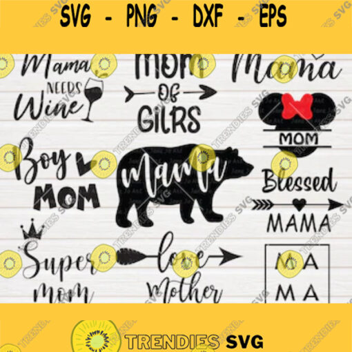 MOTHER39S DAY SVG Bundle Mom svg Mom life quotes svg bundleMother svg Clipart Cut files Circut happy mother39s day Print
