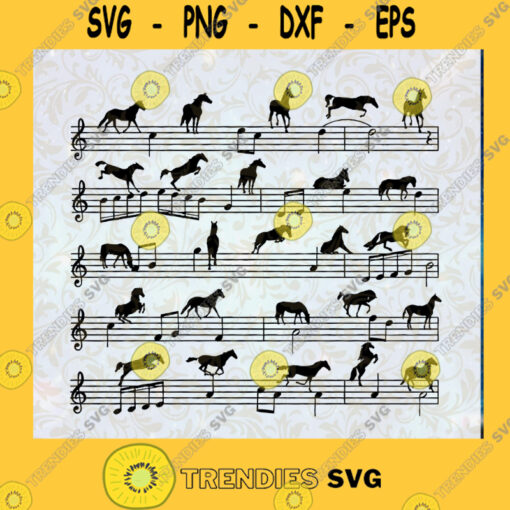 MUSICAL NOTES SVG Musical Notes Clipart Music Notes Svg Musical notes svg files for Cricut